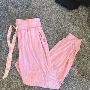 Pink Drawstring Lounge Pants